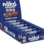 Nakd Blueberry Muffin Natural Fruit & Nut Bars - A Wholesome Vegan Snack