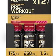 Optimum Nutrition Gold Standard Pre Workout Energy SHOT Ready To Drink 12x60ml