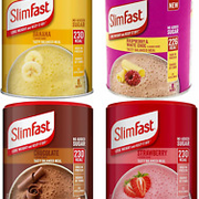 Meal Replacement Slimfast Strawberry, Banana, Chocolate and Raspberry & White Ch