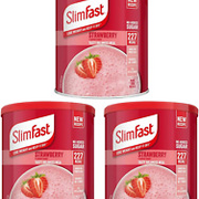 Meal Replacement Slimfast Meal Shake Powder Strawberry 10 Servings 365G Pack of