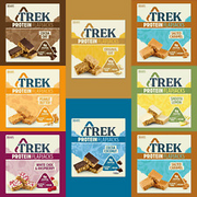 Trek Bars 24 X 50G - Trek Protein Flapjacks Variety Pack. These Trek Protein Bar