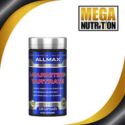 AllMax Nutrition L-Carnitine + Tartrate 120 Vegan Caps | Diet Weight Loss Pills