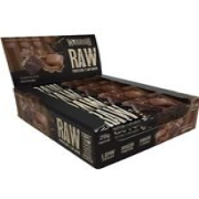 RAW Protein Chocolate BROWNIE Bar - 12 Bars Snack Box - Low Sugar -  Protein/Bar