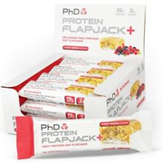 PhD Nutrition Protein Flapjack Bars Full Box Peanut Butter or Forest Berries