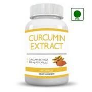 Health first Natural Turmeric Curcumin 1600mg with Piperin- 60 Veg Capsules