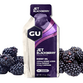 GU Energy Original Sports Nutrition Energy Gel, Jet BlackBerry, 8 Count