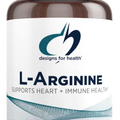 Designs for Health L-Arginine 750mg - Vegetarian Amino Acid Supplement + Nitric Oxide Precursor - Promotes Heart + Immune Health (120 Veg Capsules)