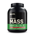 Optimum Nutrition Serious Mass, Weight Gainer Protein Powder, Mass Gainer, Vitamin C and Zinc for Immune Support, Creatine, Strawberry, 6 Pound (Packaging May Vary)