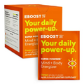 EBOOST Energy Drink & Electrolyte Powder, 20 Packets - Super Powder Orange with No Added Sugar - Essential Blend of Vitamins, Nootropics & Natural Caffeine and Hydration - Pre & Post Workout