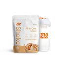310 Nutrition – All-In-One Meal Replacement Shake with Shaker Cup - New Formula with Fiber Rich Vegan Superfood Blend - Natural Sweeteners - Low Carb Shake, Keto & Paleo Friendly - Gluten Free - 26 Essential Vitamins & Minerals -Caramel Sunday - 14 Servings