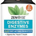 Zenwise Digestive Enzymes - Probiotic Multi Enzyme with Probiotics and Prebiotic