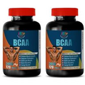 muscle lean - BCAA 3000MG - leucine essential amino acid 2 BOTTLE