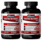 Bodybuilding Supplements - Creatine Tri-Phase 5000mg - Boost Workout Energy 2B