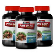 pine nut oil - PINE BARK EXTRACT 100MG - pinoleic acid (3 Bottles)