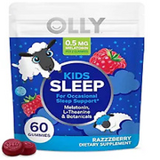 OLLY Kids Sleep Gummy 0.5mg Melatonin L Theanine Chamomile and Lemon Balm