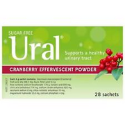 2 × URAL Cranberry effervescent powder for  URINARY TRACT INFECTION -OzHealthExp