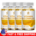 Vitamin B Complex 120 Capsules B1,B2,B3,B5,B6,B7,B9,B12, Immune Support Pills