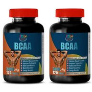 muscle and fitness - BCAA 3000MG - essential amino capsules 2 BOTTLE