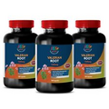 natural sleep aid pills - Valerian Root Extract - valerian root capsules - 3 Bot