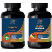 weight loss supplements - GRAVIOLA – KOREAN GINSENG COMBO 2B - red ginseng capsu