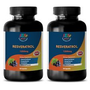 resveratrol capsules - RESVERATROL SUPREME 1200mg 2B - red wine pills