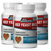 cholesterol guard - ORGANIC YEAST RICE - heart health supplements 3 BO