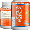 Womens Probiotic for Gut Health - 50 Billion CFU - Prebiotics and Probiotics for