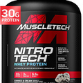 Muscletech Whey Protein Powder (Cookies & Cream, 4 Pound) - Nitro-Tech Muscle Bu