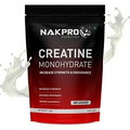 NAKPRO Micronised Creatine Monohydrate Protein Powder Unflavoured - 400gm