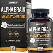 ONNIT Alpha Brain Premium Nootropic Supplement, 90 Count -...