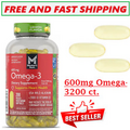 Member's Mark 600mg Omega-3 from Fish Oil with 50 mcg Vitamin D3 (200 ct.) Free