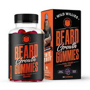 Wild Willies Beard Growth Gummies, Berry Blast, 60 Ct
