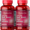 Puritan's Pride Red Yeast Rice Capsule 600 mg, 240 Count, Pack of X2 USA