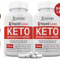Rapid Lean Keto ACV Pills 1275 MG Stronger Than Gummies Keto Support 2 Bottles