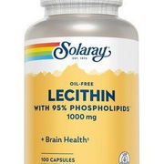 Solaray Lecithin 1000 mg De-Oiled 100 Capsule