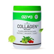 OZiva Vegan Plant Collagen Builder (Berry Orange) For Women & Men Collagen 250g