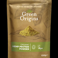 GREEN ORIGINS Organic Omega 3 + HEMP Protein Powder Vegan 100g bb 06/2025