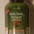 Irwin Naturals Nitric Oxide Pre Sport wih L-Citrulline, 60 Liquid Sgels Exp 1/25