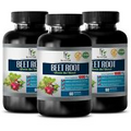 blood pressure support - BEET ROOT - antioxidant blend 3 Bottles