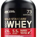 Optimum Nutrition Gold Standard  Whey Protein Powder, Delicious Strawberry,5lb..