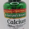 Nature's Bounty 1200mg Calcium & 1000IU Vitamin D3 [120 Softgels]