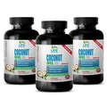 heart health supplement - Virgin Coconut Oil 3000mg 3B - essential fatty acid