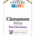 2PK 21st Century Cinnamon 2000mg Chromium Vegetarian Cap 120CT 740985273838YN