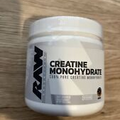 RAW Nutrition  Creatine Monohydrate Powder  Unflavored  30 Servings EXP 3/26 NEW