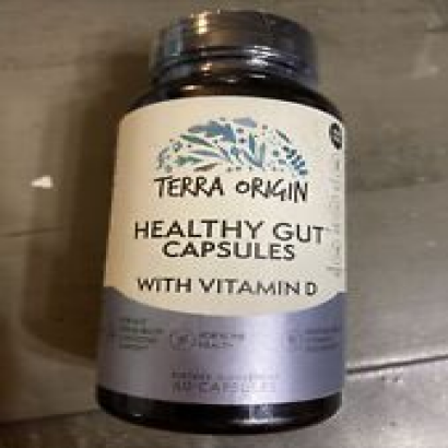 Healthy Gut Capsules Vitamin D 60 Capsules Terra Origin Digestive Zinc