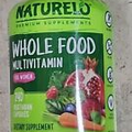 NATURELO Whole Food Multivitamin for Women - Non-GMO -Gluten Free  240 Ct
