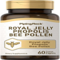 Piping Rock Royal Jelly Propolis Bee Pollen | 60 Caplets | Vegetarian, Non-Gmo,