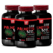 men's prostate complex - SAW PALMETTO EXTRACT 500mg - support testosterone - 3B