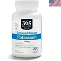 Essential Mineral Potassium 99mg Tablets for Electrolyte Balance - 250 Count