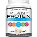 Lean & Pure Plant Vegan Protein , 25g of Protein, Non GMO, Gluten Free, Vanil...